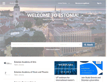 Tablet Screenshot of estonia.dreamapply.com